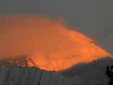 43 K2 East Face Close Up At Sunrise From Gasherbrum North Base Camp In China 